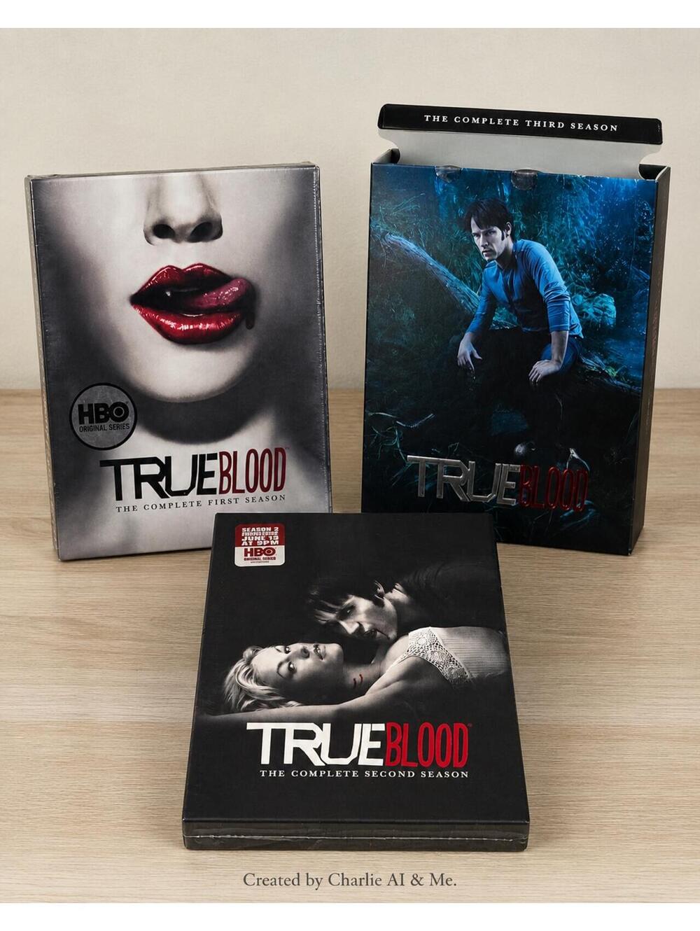 True Blood HBO DVD Lot Seasons 1 2 3 Complete Box Sets Vampire Series